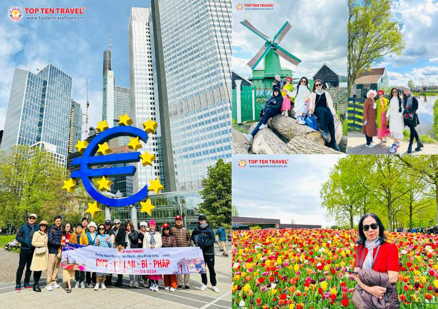 Frankfurt là cửa ngõ đầu tiên trong hành trình tour Châu Âu mùa xuân của Top Ten Travel