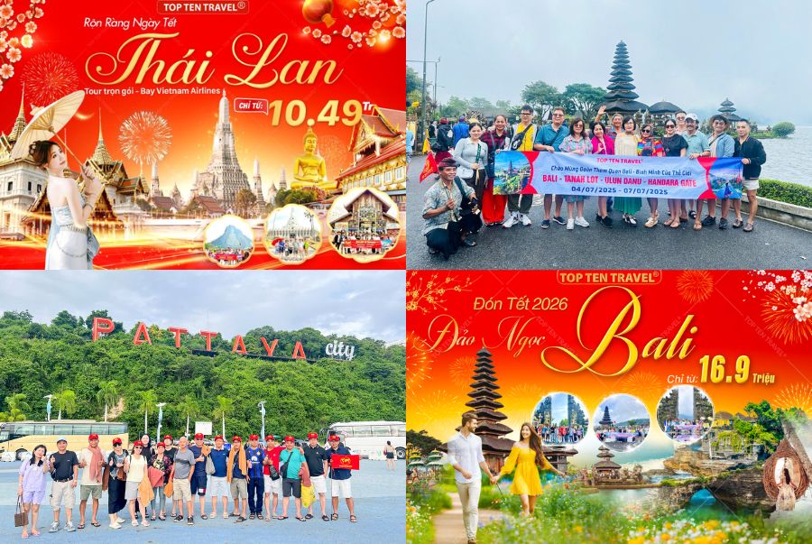 Hành trình tour du lịch Đông Nam Á tết là lựa chọn lý tưởng cho các tour du lịch ngắn ngày