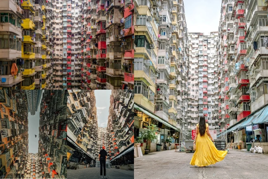 Yick Cheong Building là một trong những khu dân cư đông đúc và nổi tiếng bậc nhất tại Hong Kong