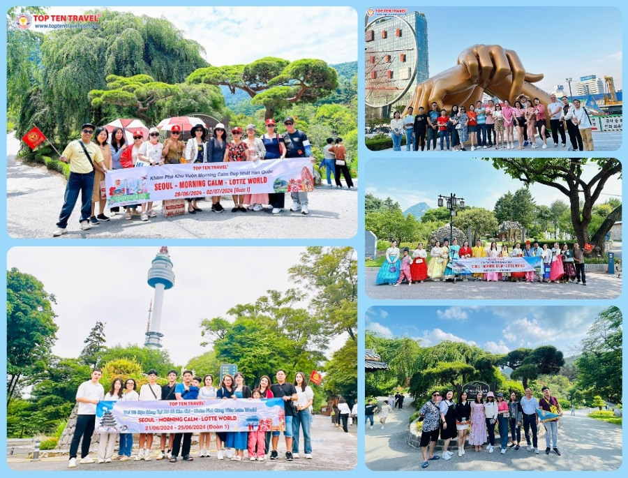 Các hoạt động hấp dẫn trong hành trình tour Hàn Quốc mùa hè của Top Ten Travel
