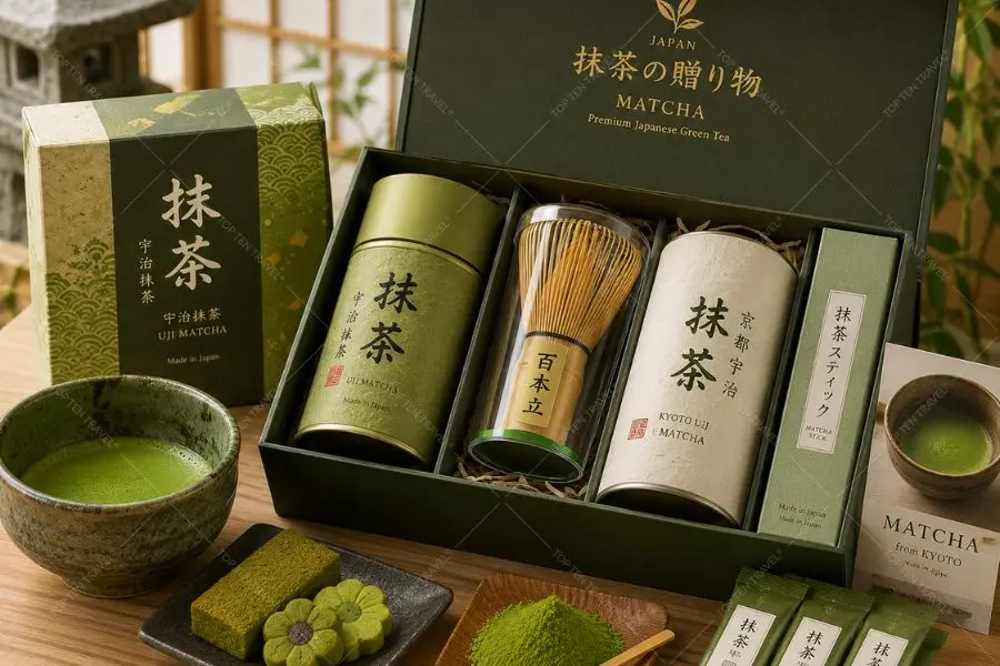 Trà xanh Nhật Bản nổi tiếng với hương vị thanh nhẹ, tinh tế và thường được chọn làm quà tặng dành cho người thân, bạn bè