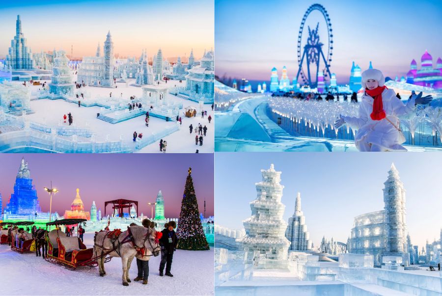 Lễ hội Băng Đăng Quốc tế Cáp Nhĩ Tân là "thủ phủ băng tuyết” của Trung Quốc