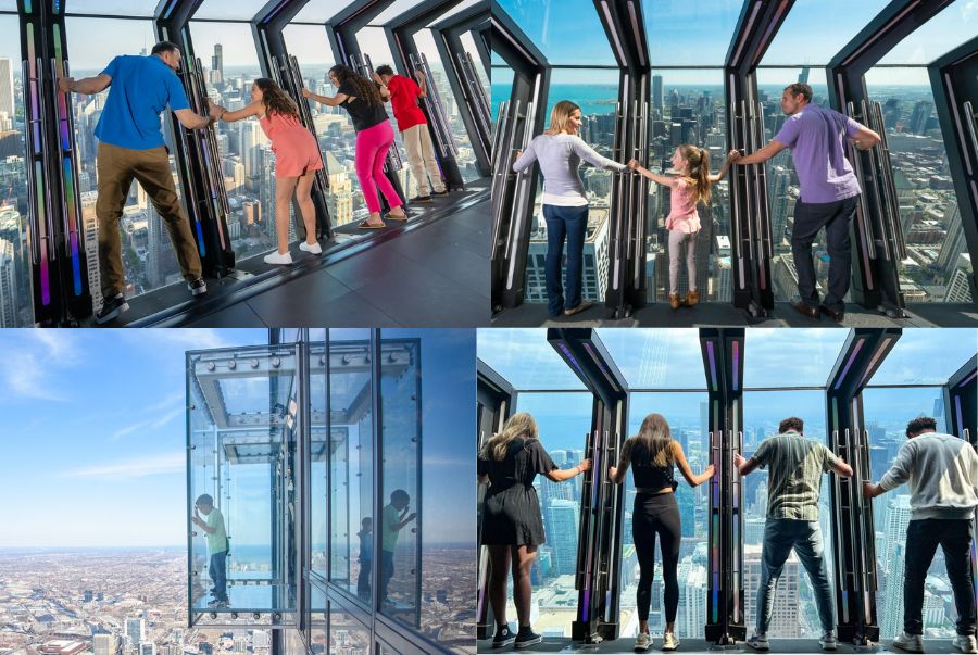 360 Chicago Observation Deck là nơi lý tưởng để du khách có thể ngắm nhìn trọn vẻ đẹp mùa đông của thành phố