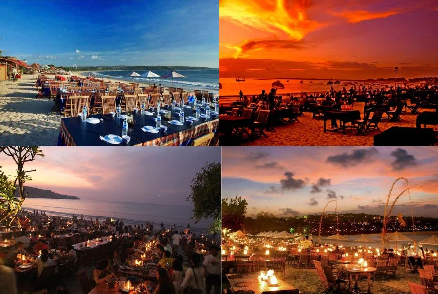 Jimbaran Beach được xem là trái tim của những buổi hoàng hôn đẹp nhất tại Bali
