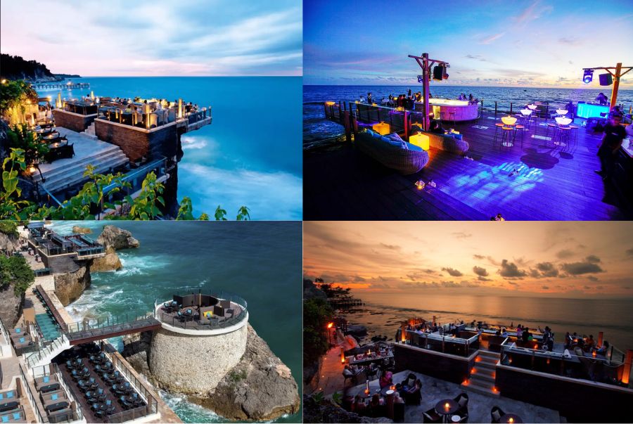 Rock Bar sở hữu vị trị hướng thẳng ra biển, mang lại tầm nhìn toàn cảnh 180 độ ngắm đại dương