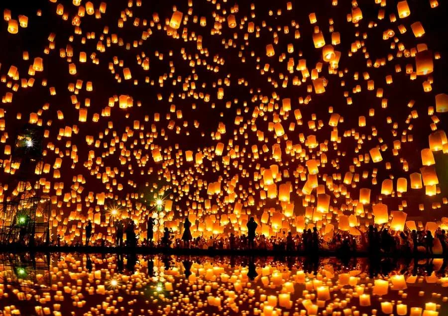 Không chỉ mang ý nghĩa tâm linh, Lễ hội Đèn Lồng còn là biểu tượng của sự đoàn viên