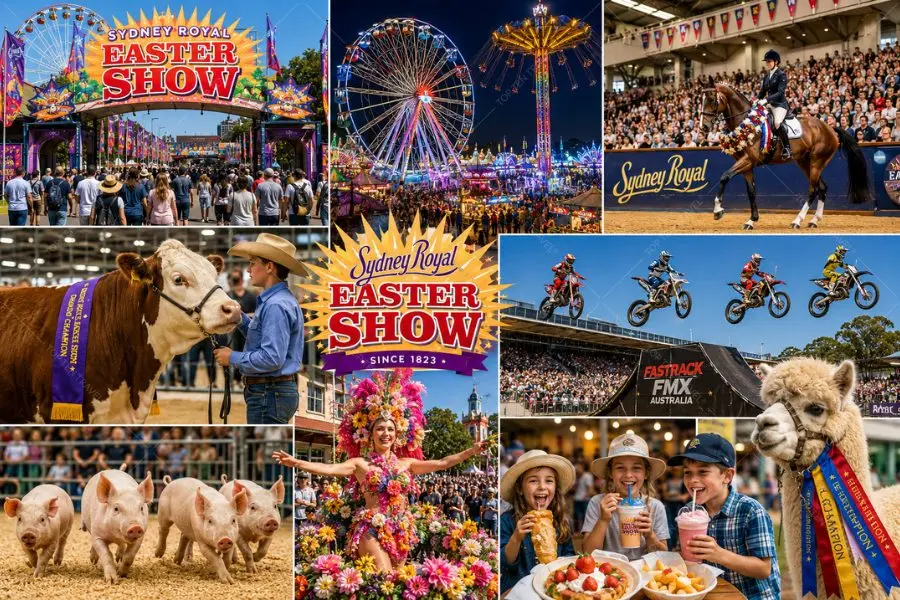 Hoạt động vui chơi tại Sydney Royal Easter Show