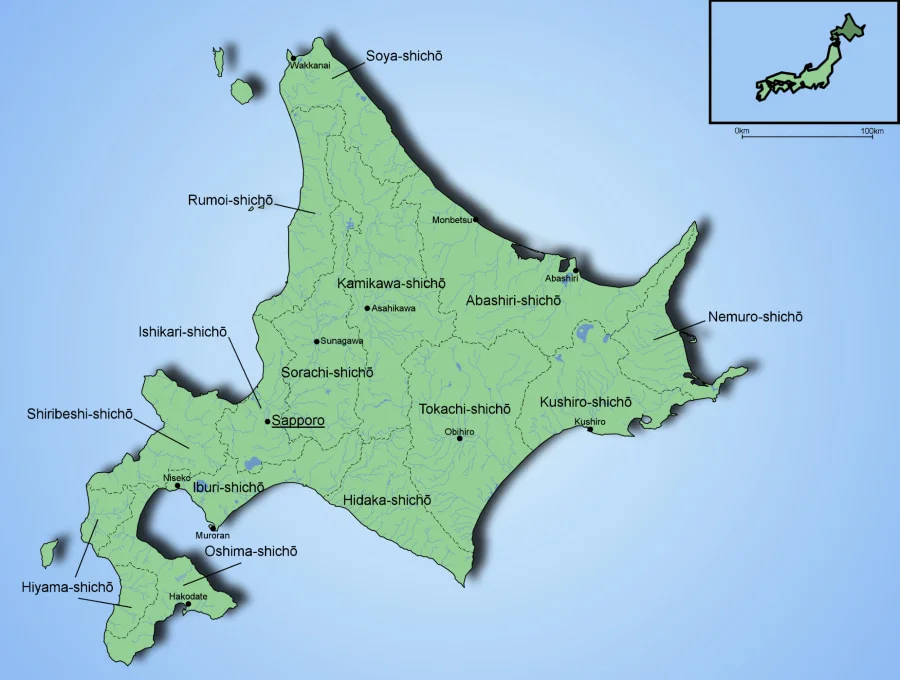Hokkaido là hòn đảo lớn thứ hai và là tỉnh có diện tích lớn nhất của Nhật Bản
