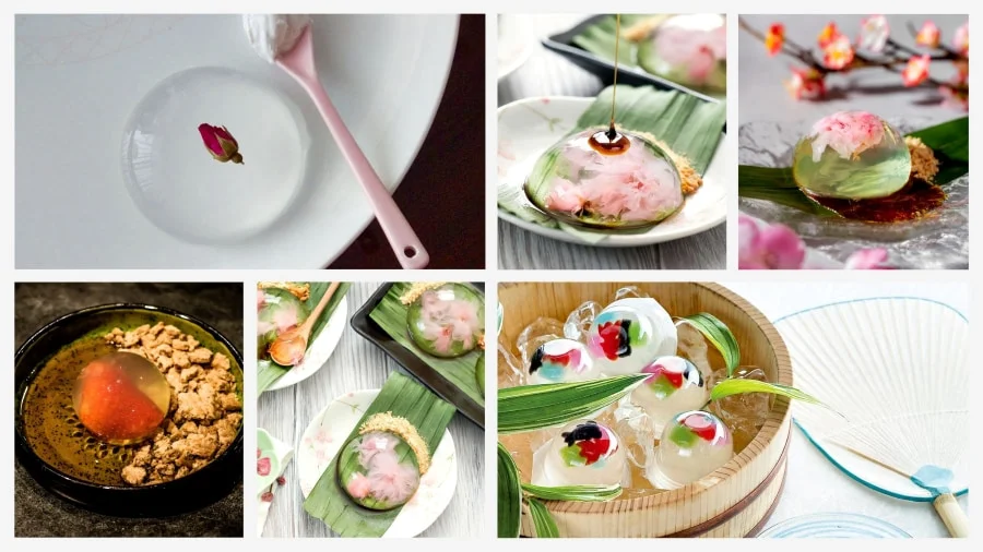 Bánh mochi giọt nước - Món ăn thanh mát ngày hè Nhật Bản