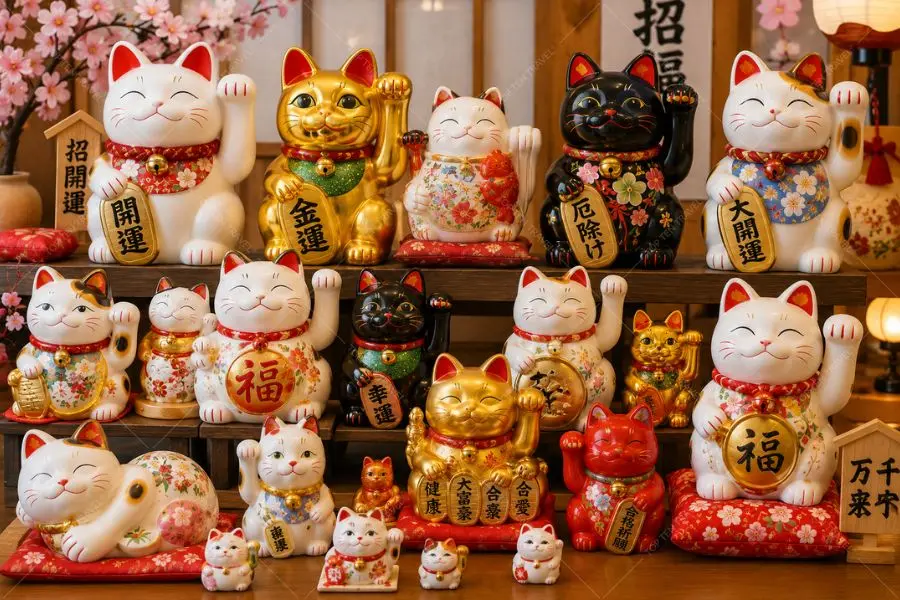 Tặng mèo thần tài mang ý nghĩa thu hút tài lộc, may mắn và bình an