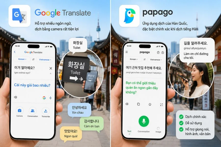 Sử dụng ứng dụng dịch sẽ giúp Bạn chủ động hơn trong quá trình giao tiếp