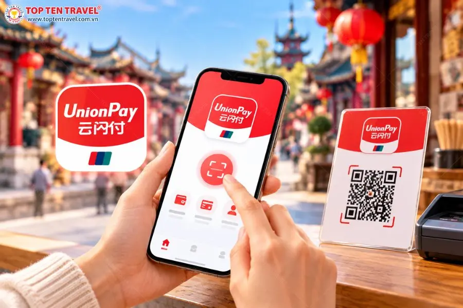 UnionPay giúp người dùng thực hiện các giao dịch và thanh toán điện tử thuận tiện tại Trung Quốc