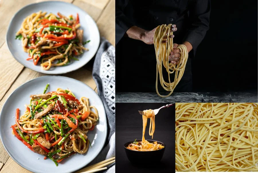 Mì kéo tay Lagman là món ăn quen thuộc được dùng trong các dịp lễ