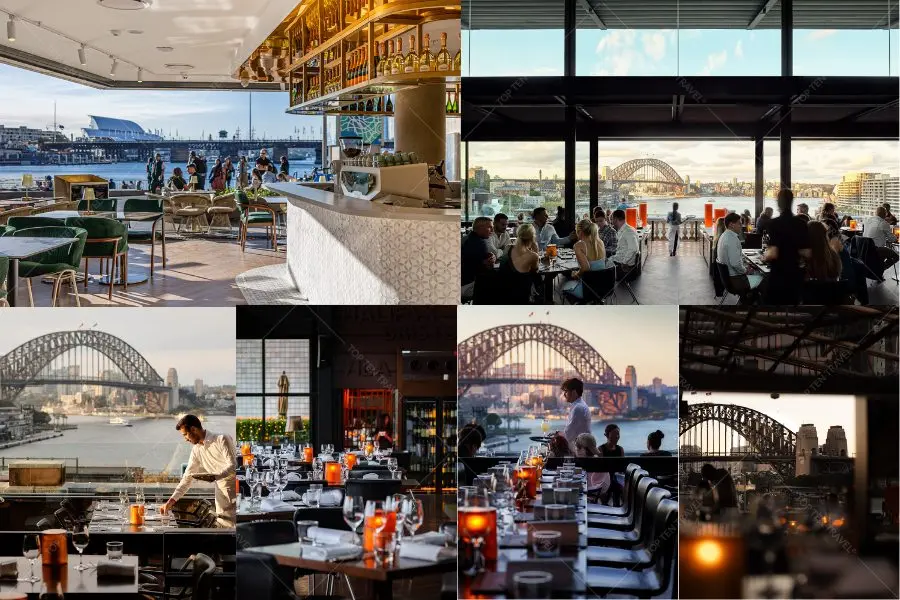 View cầu cảng tuyệt đẹp từ Cafe Sydney sang trọng