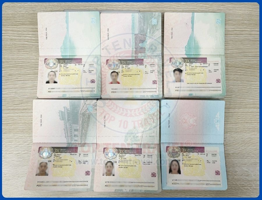 Visa du lịch Anh Quốc được hỗ trợ xin thành công tại Top Ten Travel