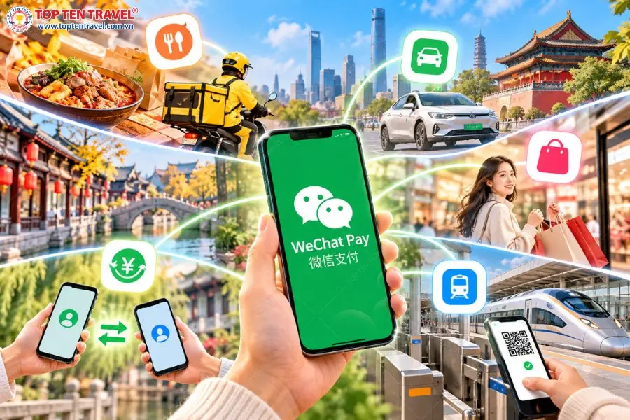 WeChat Pay và các tiện ích thanh toán khi du lịch Trung Quốc