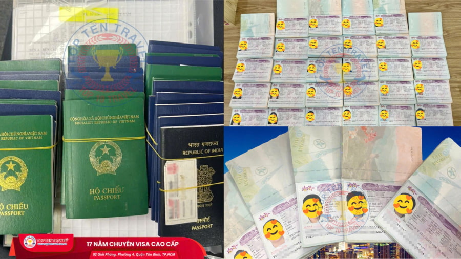 Những tấm visa Đài Loan thành công của các vị khách nhà Top Ten Travel