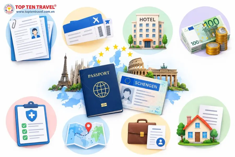 Để xin được visa Châu Âu, du khách cần đáp ứng rất nhiều các điều kiện khác nhau