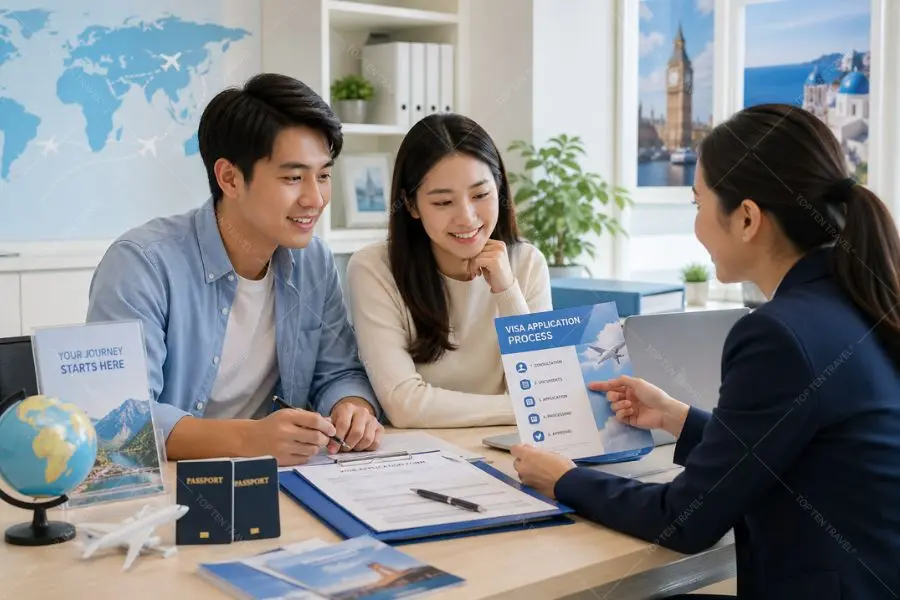 Khi đến với Top Ten Travel, du khách sẽ được tư vấn, hỗ trợ các thông tin chi tiết về quá trình xin visa Canada nhiều năm