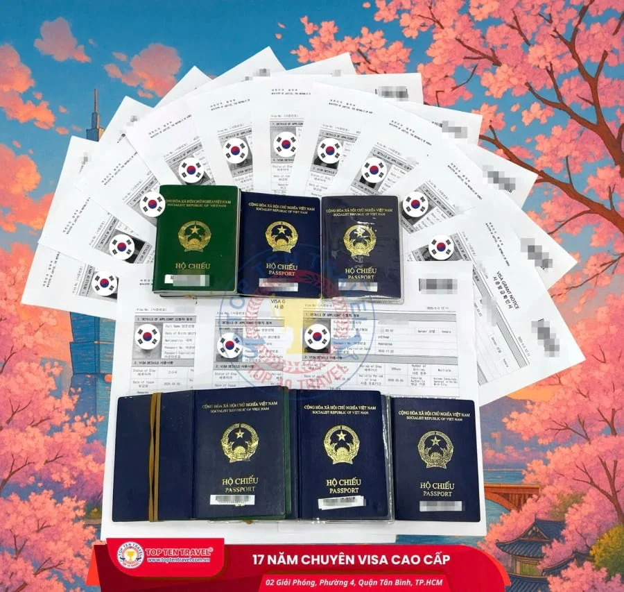 Bạn cần đính kèm đầy đủ các tài liệu quan trọng khi làm hồ sơ xin visa du lịch Hàn Quốc