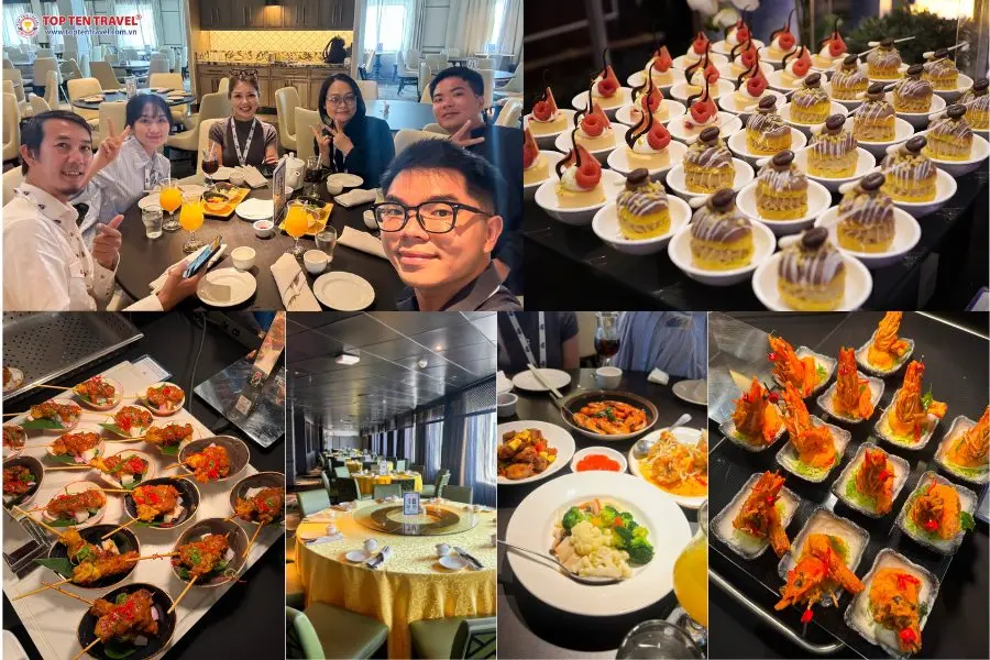 Hệ thống nhà hàng quốc tế với các món Á - Âu đan xen là điểm nhấn nổi bật trong hành trình trải nghiệm Star Voyager.