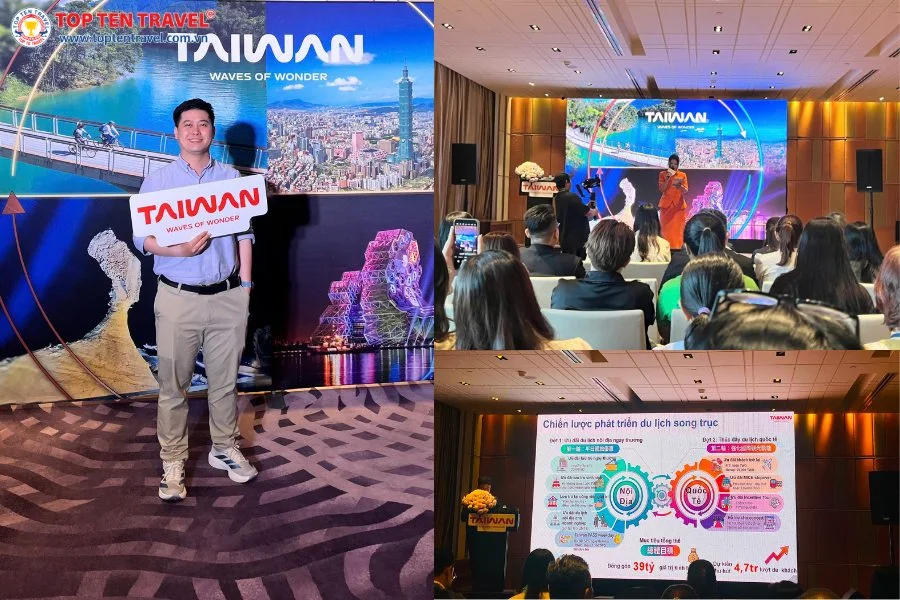 Ông Hoàng Tuấn Hào - Tourism Product Development Executive là đại diện Top Ten Travel tham dự sự kiện