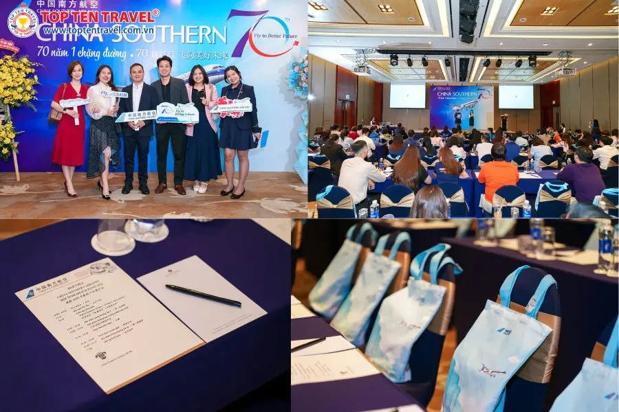 Bà Hoàng Minh Nhi - Giám Đốc Kinh Doanh Top Ten Travel là đại diện tham dự sự kiện