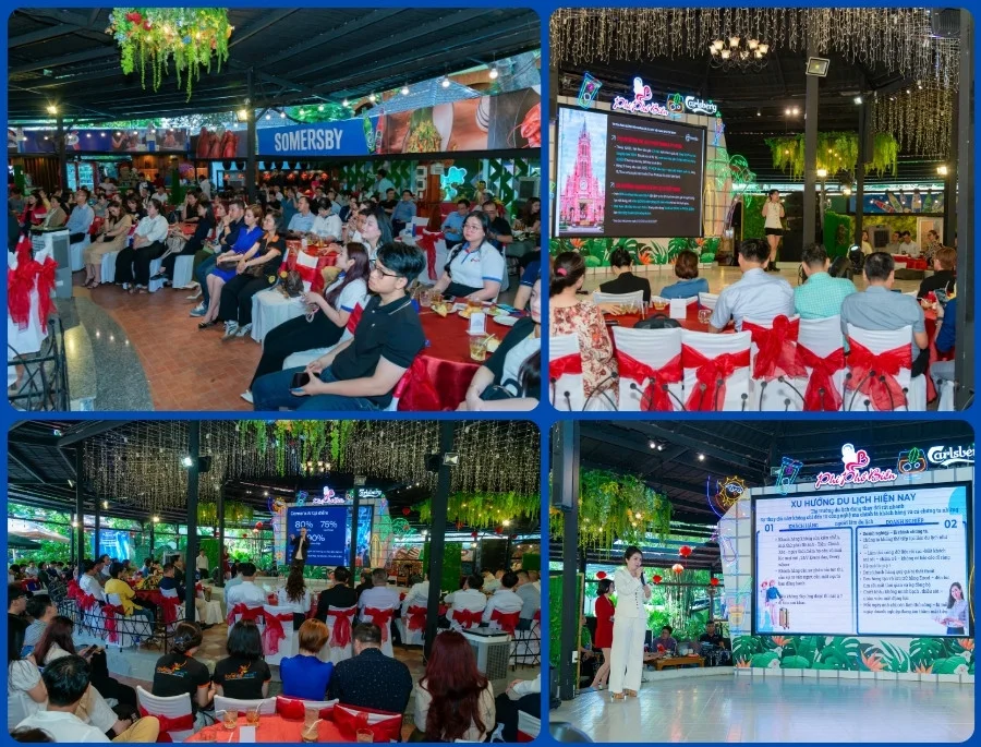 Buổi tọa đàm được tổ chức với chủ đề: “Chia sẻ và ứng dụng thực tế AI, TikTok và quản trị số trong ngành du lịch lữ hành”