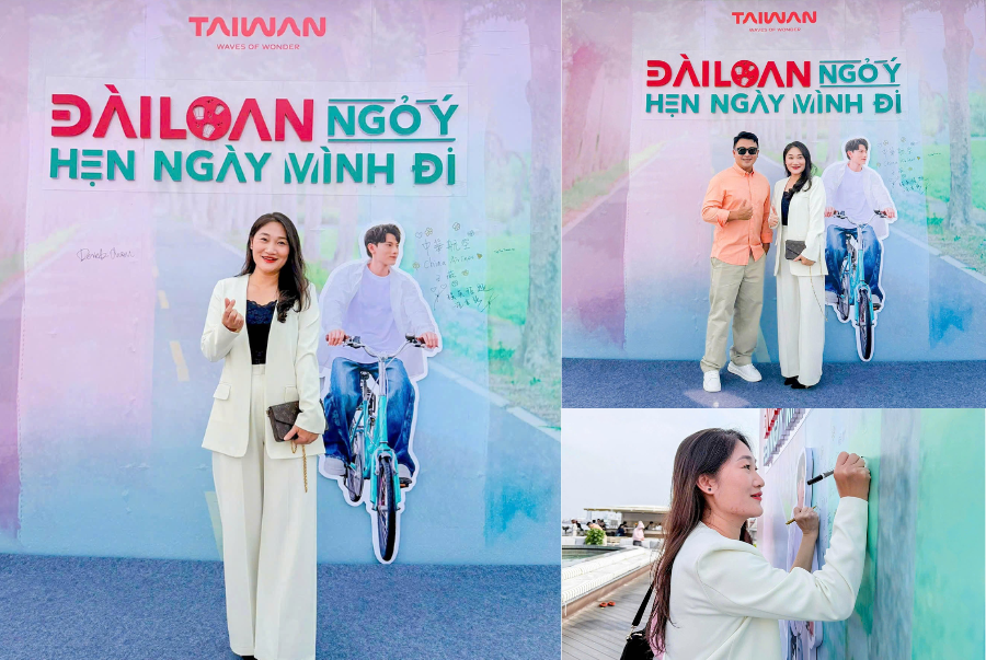 Bà Phạm Thị Thu Hằng – Phó Giám Đốc Điều Hành Tour tham dự sự kiện Lễ Công Bố Đại sứ Du lịch Đài Loan 2025