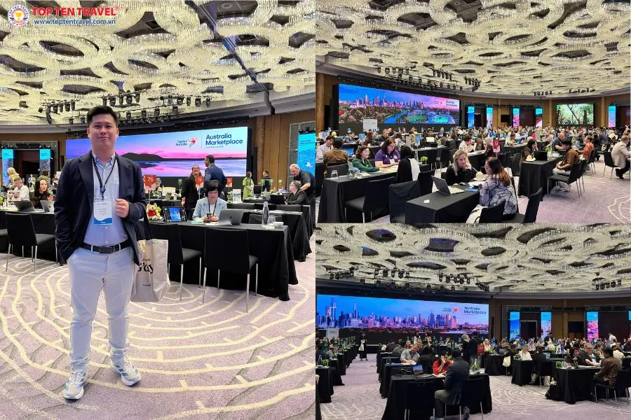 Tourism Australia Marketplace South East Asia 2026 quy tụ hàng trăm doanh nghiệp đến từ các quốc gia và lĩnh vực khác nhau