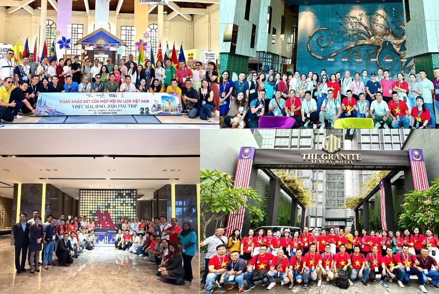 Top Ten Travel vinh dự trở thành một trong 40 đơn vị lữ hành tiêu biểu của Việt Nam tham gia chương trình Visit Malaysia 2026 Fam Trip