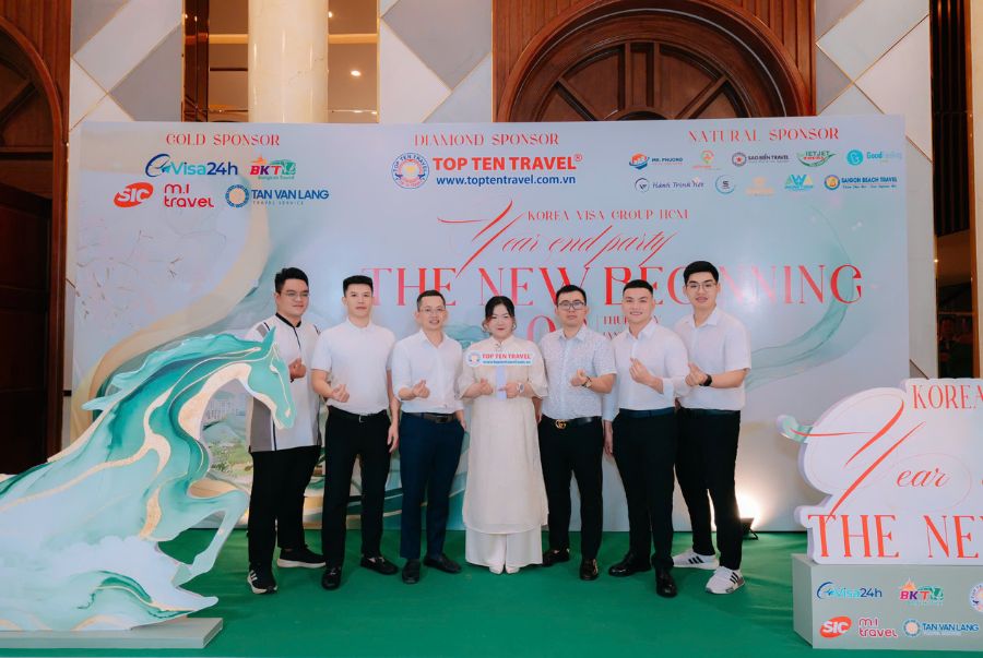 Đại diện Top Ten Travel tham dự sự kiện với vai trò nhà tài trợ kim cương