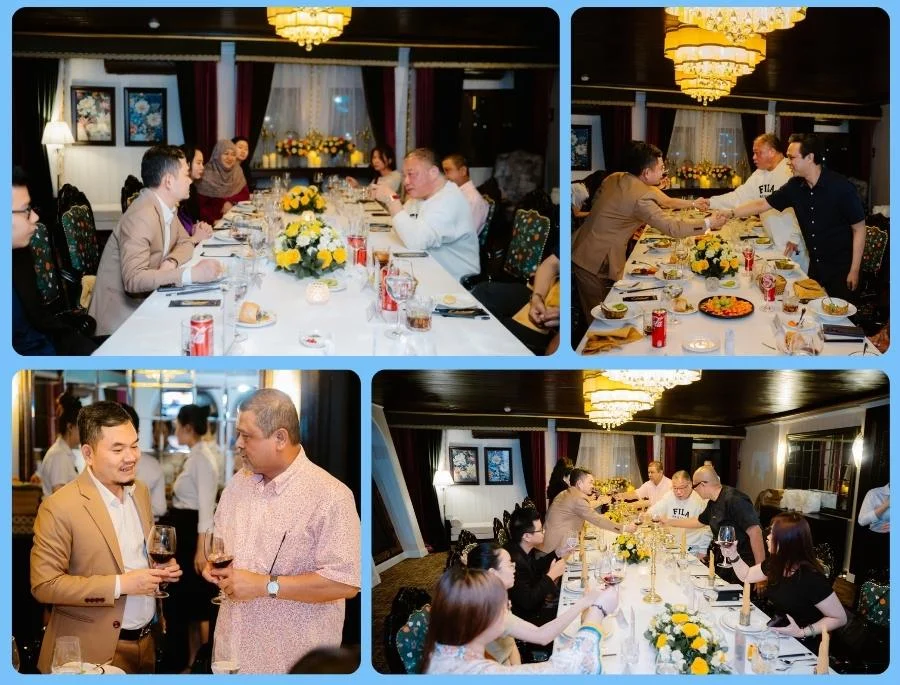 Buổi tiệc diễn ra trong không khí ấm cúng, nơi mà tất cả mọi người có thể cùng nhau thảo luận về những chiến lược quan trọng cho sự phát triển của nền du lịch Việt Nam và Malaysia