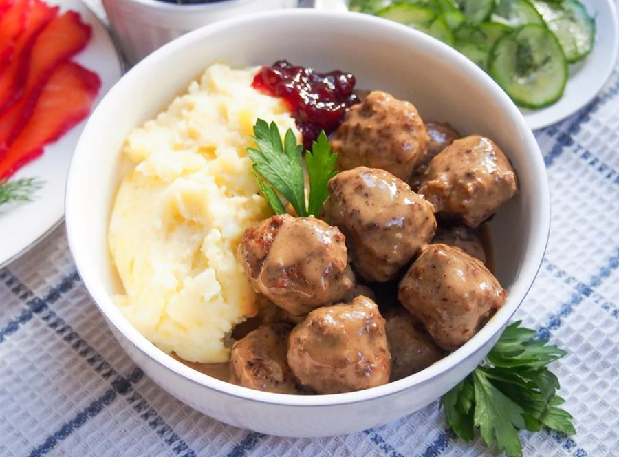 Thịt viên Kottbullar là một trong những món ngon ở Thụy Điển