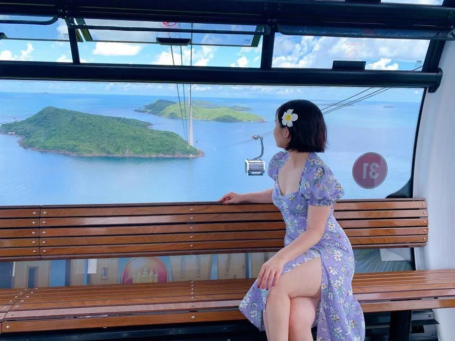 Cáp treo Hòn Thơm gây ấn tượng bởi chiều dài đạt kỷ lục thế giới