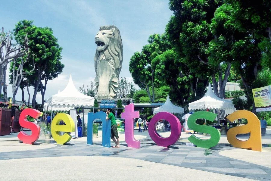 Merlion Park là một điểm check in nổi tiếng tại Sentosa Island