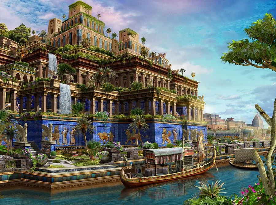 Nhắc đến 7 kỳ quan thế giới cổ đại, không thể bỏ qua Vườn treo Babylon