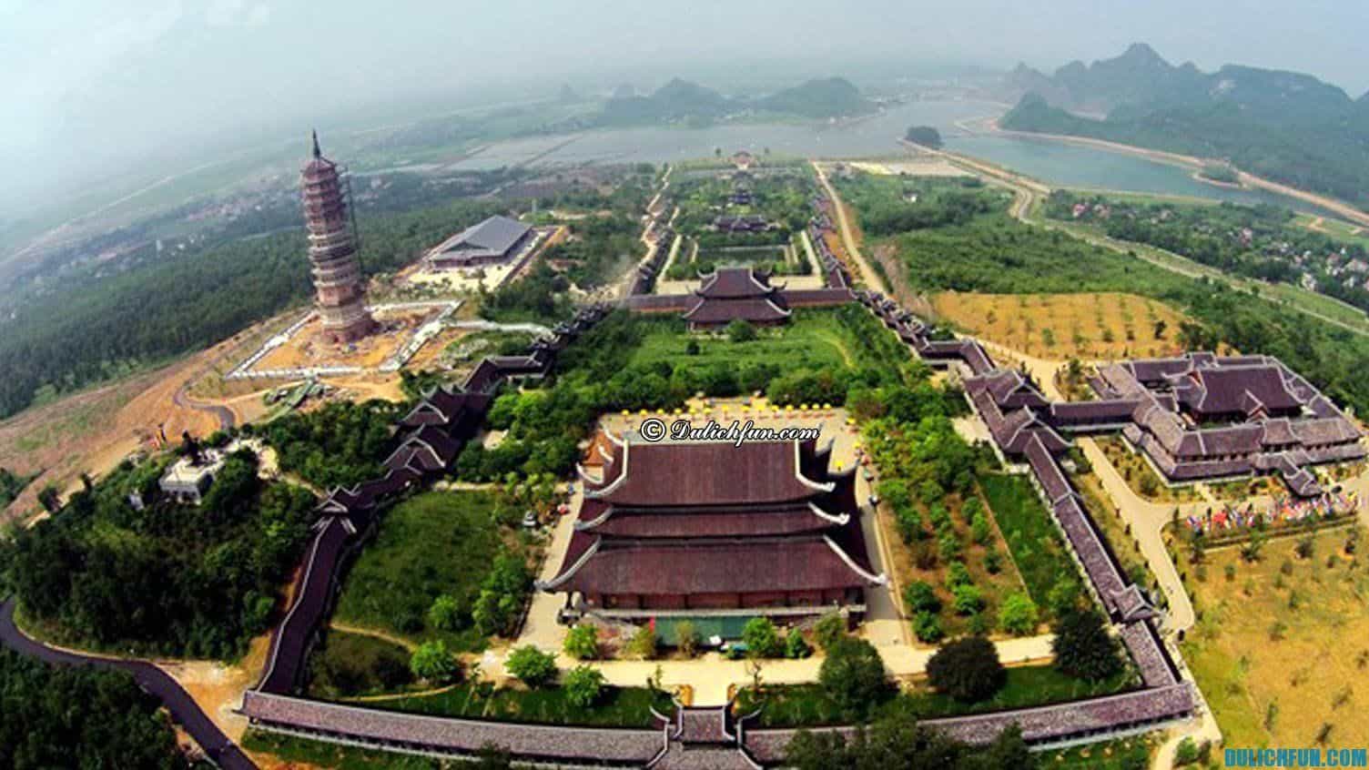 Kinh nghiệm du lịch chùa Bái Đính: lịch trình, ăn uống, đi lại