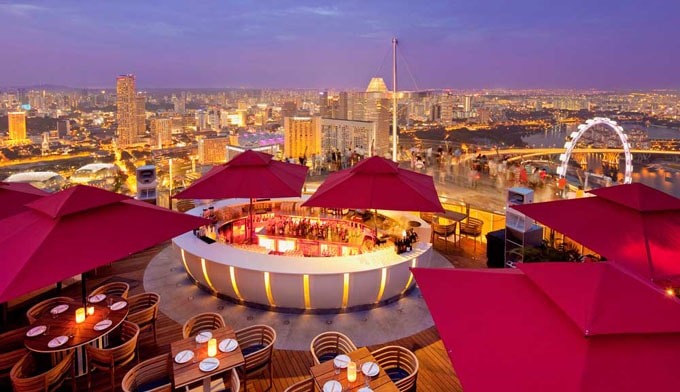 Bữa tối sang trọng trị giá 2 triệu USD ở Singapore CÉ LA VI-min