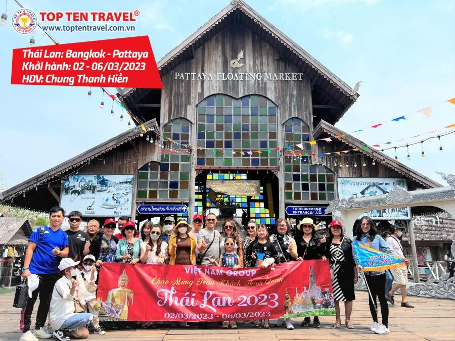 Tổng hợp hình đoàn tour du lịch khởi hành tháng 3 tại Top Ten Travel
