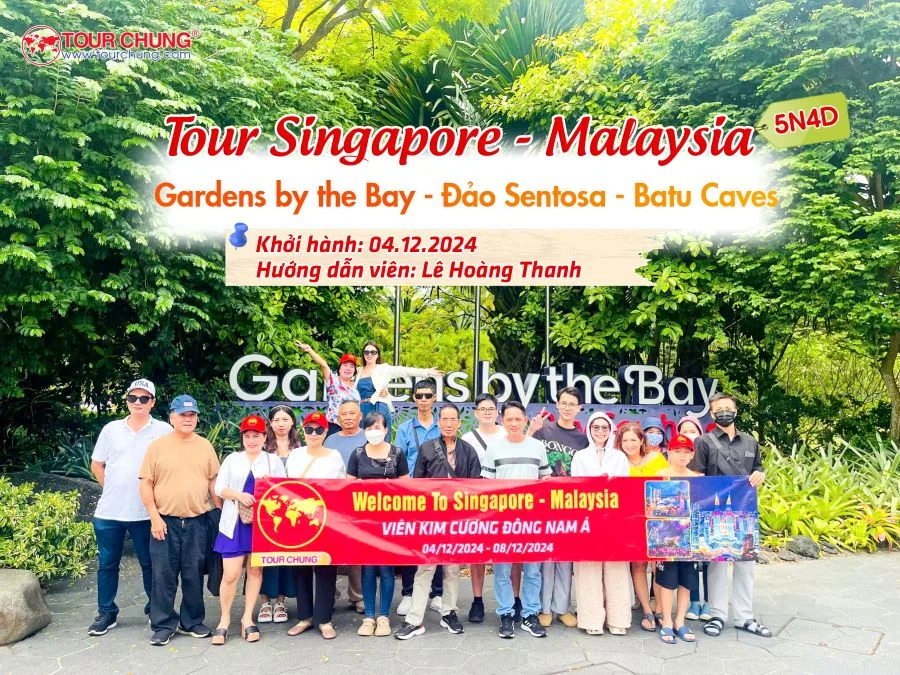 Tổng hợp hình đoàn tour Đông Nam Á khởi hành vào tháng 12/2024