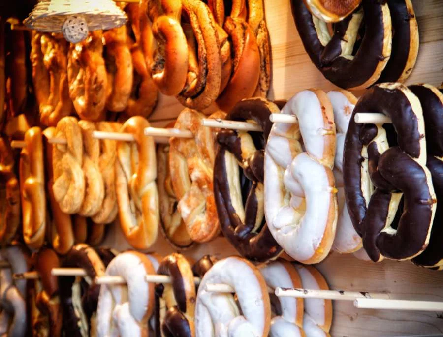 Bánh Brezel có nhiều hương vị khác nhau