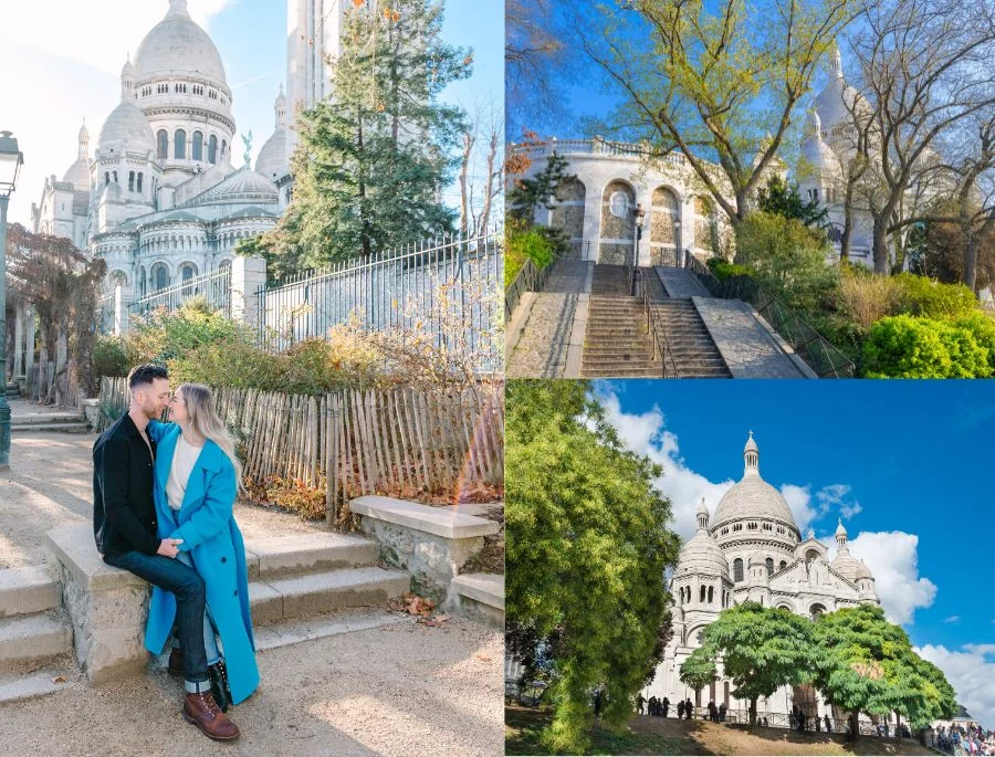 Montmartre có vị trí tuyệt đẹp khi có thể nhìn ngắm toàn cảnh thành phố Paris từ trên cao