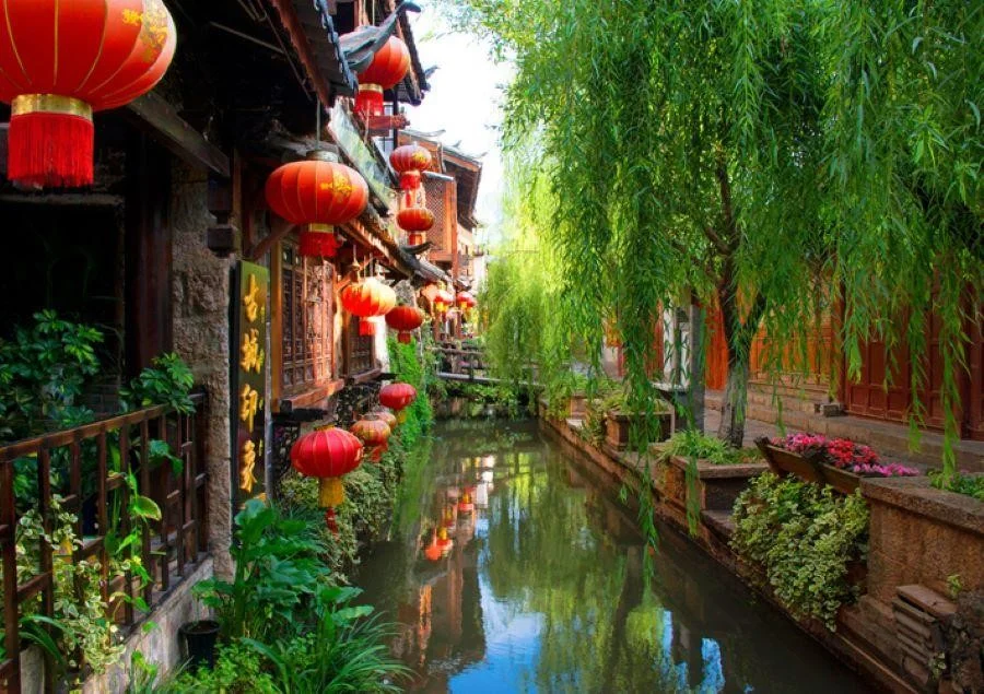 Phố Cổ lệ Giang khoác lên mình một nét đẹp hoài niệm, cổ kính