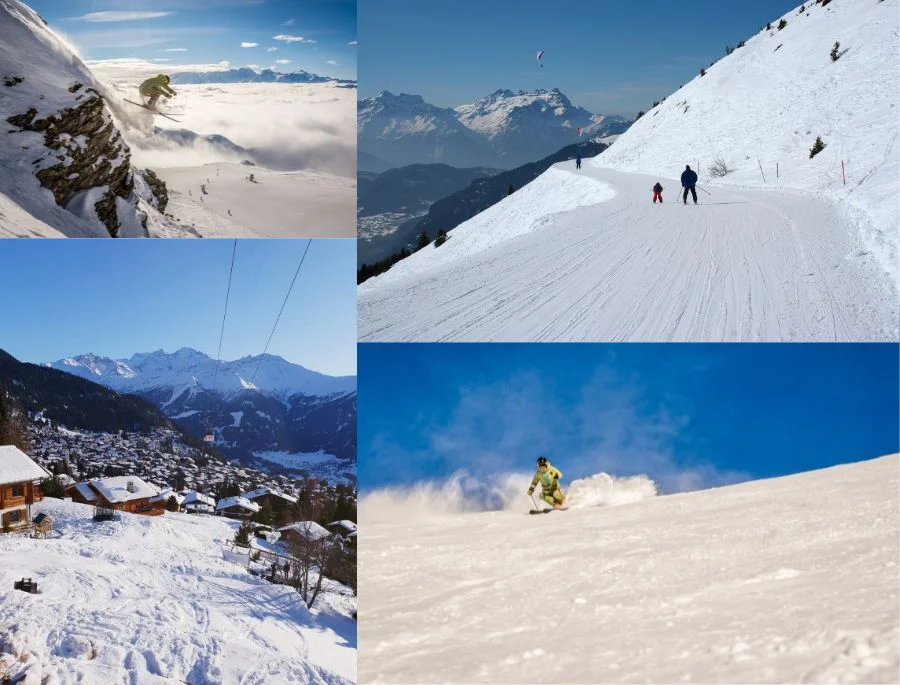 Khu trượt tuyết Verbier sở hữu hơn 400 km đường trượt tuyết