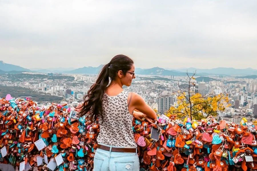 Hàn rào tình yêu tại tháp Namsan