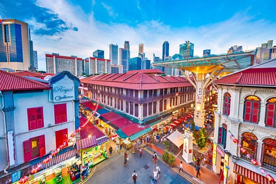 Khu phố cổ lộng lẫy ánh đèn của người Hoa nằm giữa lòng đất nước Singapore