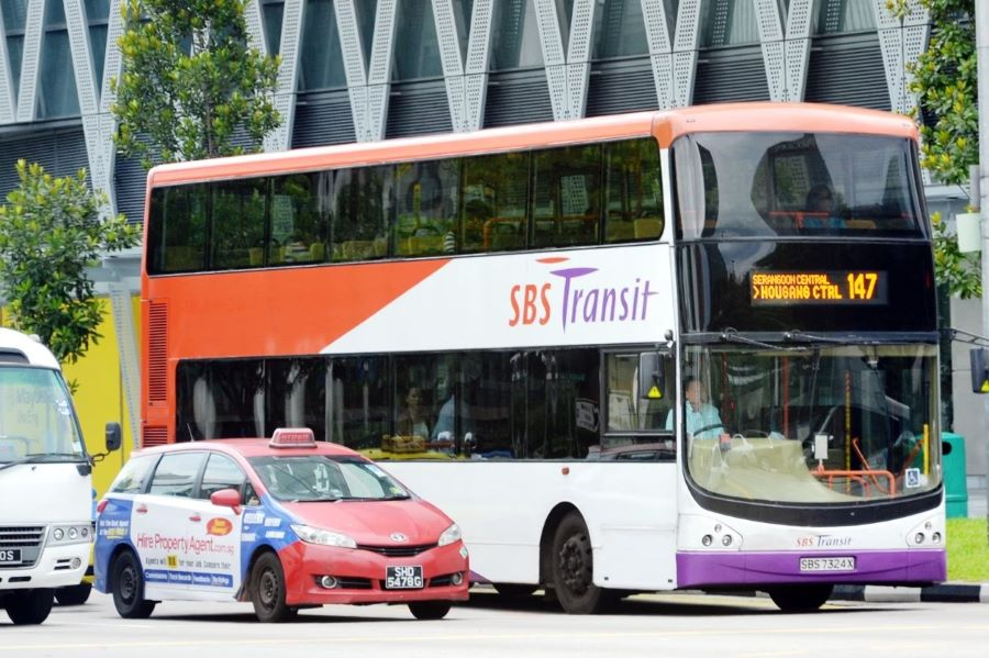 Hệ thống xe buýt tại Singapore có mạng lưới bao phủ rộng khắp