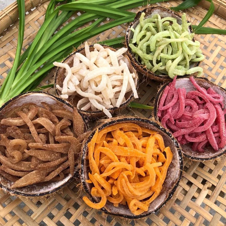 Các loại mứt dừa vào ngày Tết
