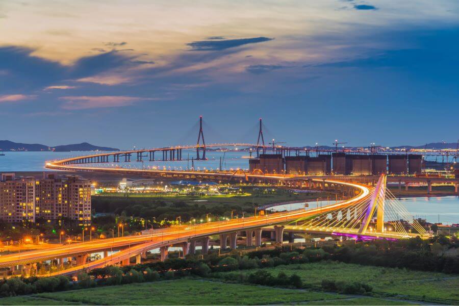 Cầu Incheon - Điểm đến không thể bỏ qua khi du lịch Incheon Hàn Quốc
